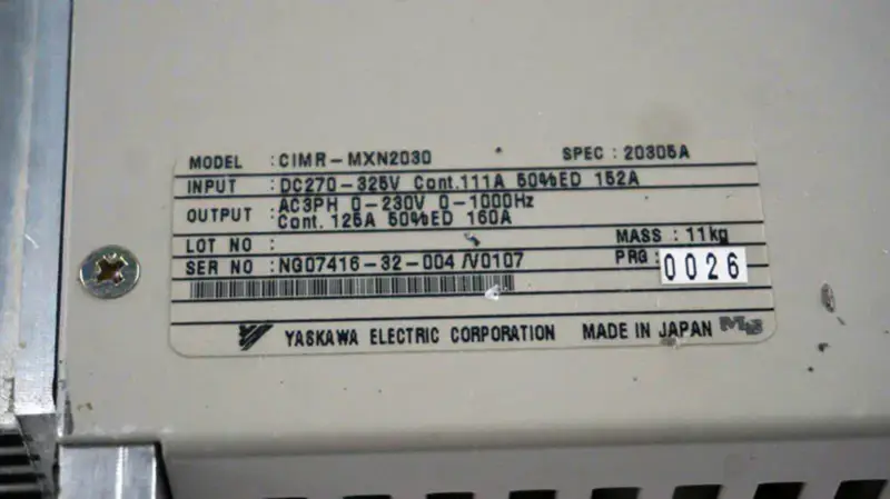 Yaskawa CIMR-MXN2030