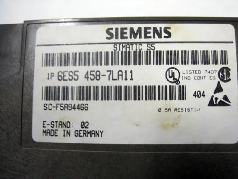 Siemens 6ES5-458-7LA11
