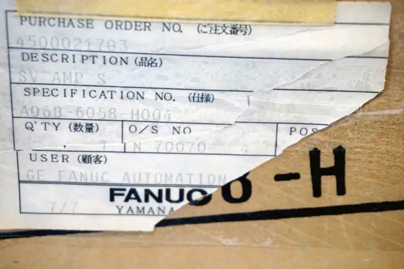 FANUC A06B-6058-H004