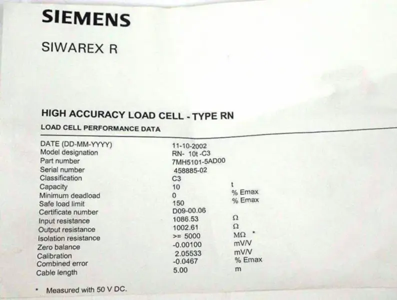 Siemens 7MH5101-5AD00