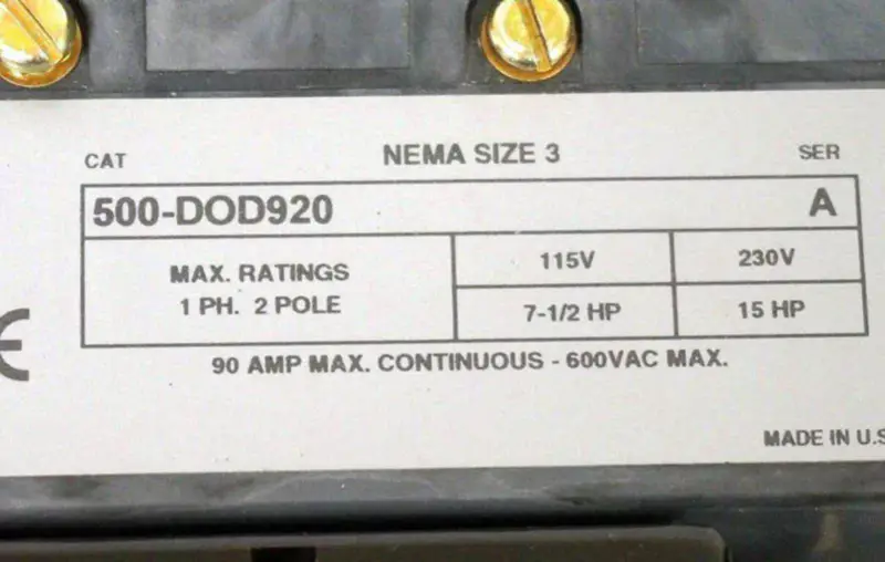Allen-Bradley 500-DOD920