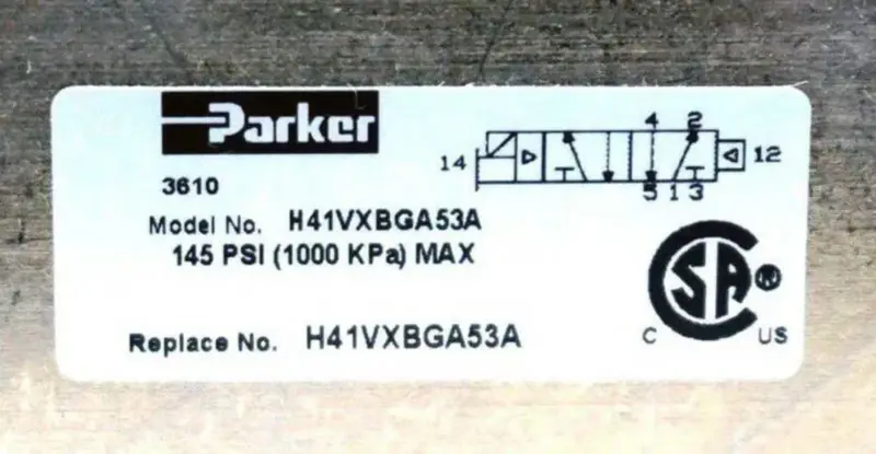 Parker H41VXBGA53A