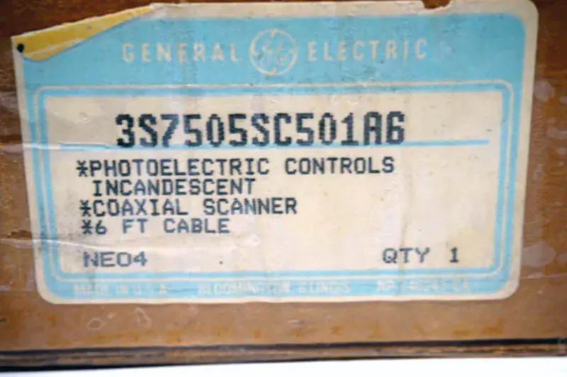 GENERAL ELECTRIC 3S7505SC501A6