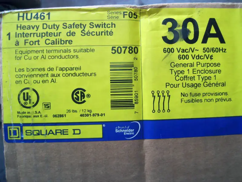 Square D HU461