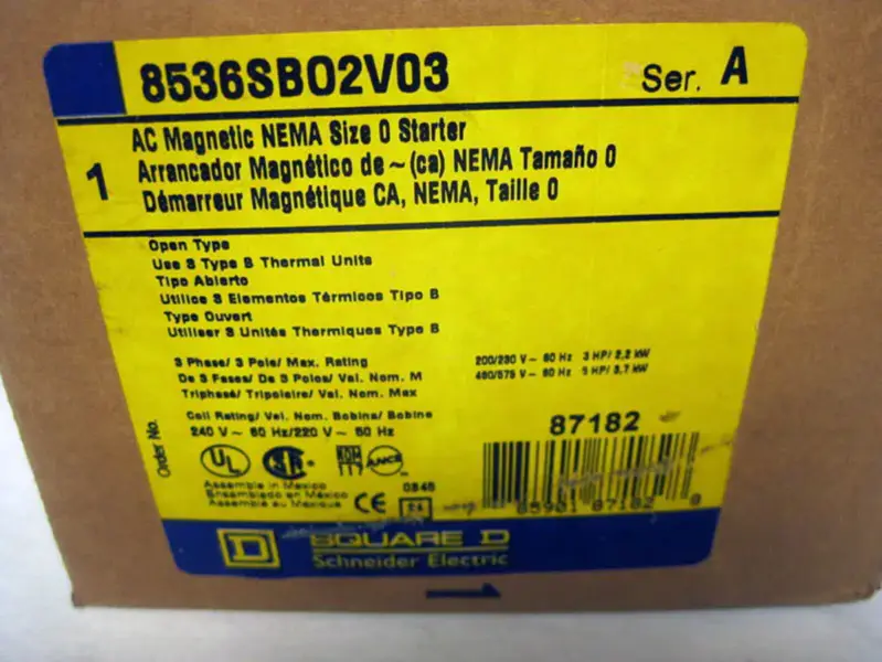 Square D 8536SBO2V03