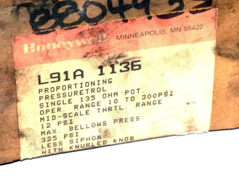 Honeywell L91A1136