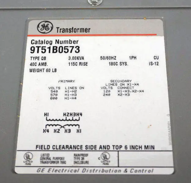 GENERAL ELECTRIC 9T51B0573