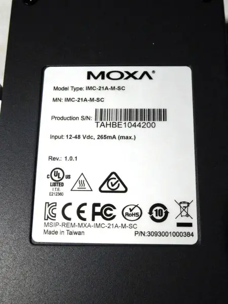 Převodník MOXA IMC-21A-M-SC