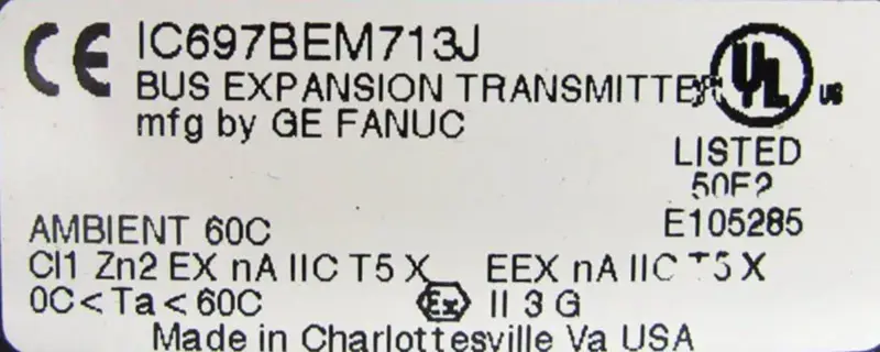 GE FANUC IC697BEM713J