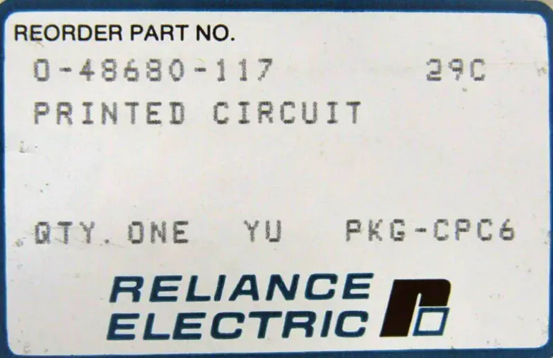 RELIANCE ELECTRIC 0-48680-117