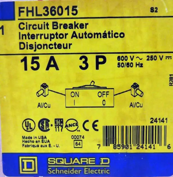 SQUARE D FHL36015