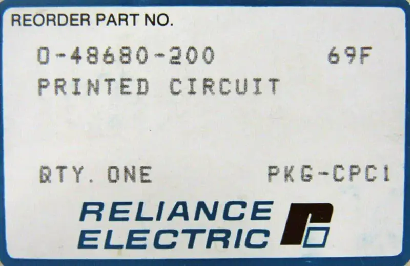 RELIANCE ELECTRIC 0-48680-200