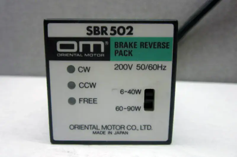 Oriental Motor SBR502