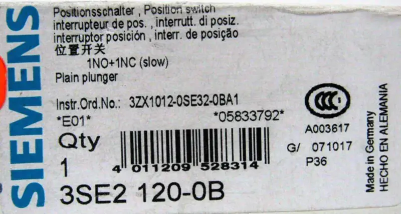 Siemens 3SE2-120-0B