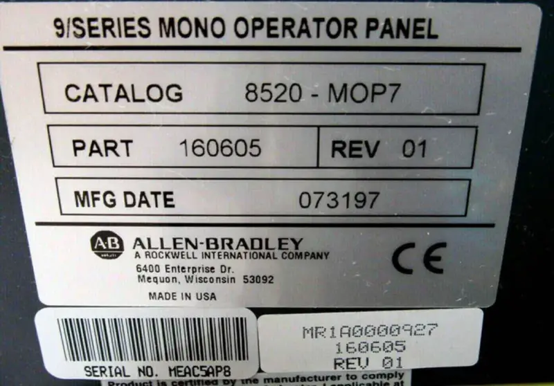 Allen-Bradley 8520-MOP7