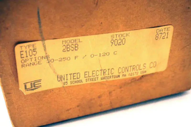 UNITED ELECTRIC E105-2BSB