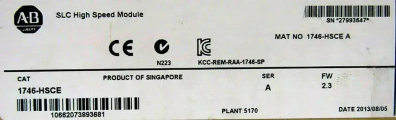 Allen-Bradley 1746-HSCE
