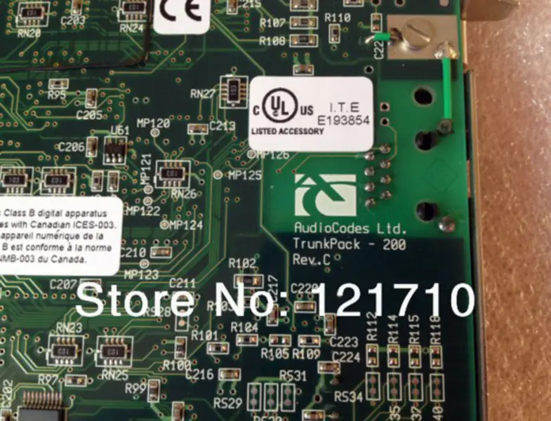 Audiocodes AudioCodes TrunkPack-200 REV.C TXB-22 REV.A průmyslová základní deska
