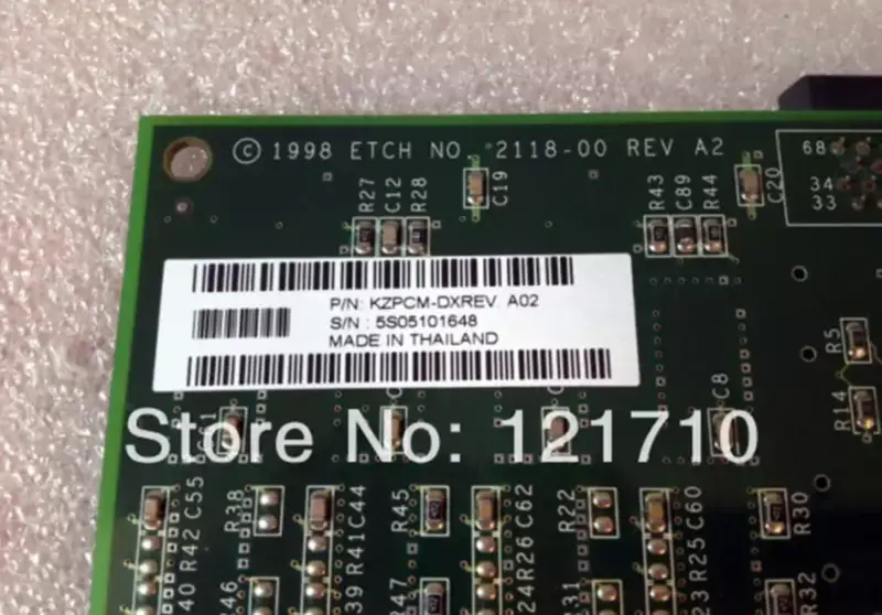 Karta SCSI KZPCM-DXREV A02 2118-00 REV A2 Základní deska pro průmyslové pracovní stanice DS10 DS15