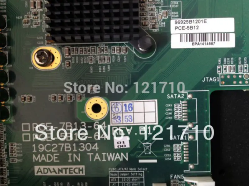 Deska Advantech PCE-5B12-64 REV.B1 PCI a ISA slot průmyslová základní deska