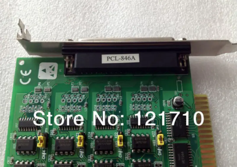 Deska Advantech PCL-846A REV.A1 01-5 4-portová karta RS-422/485 ISA COMM Card průmyslová základní deska
