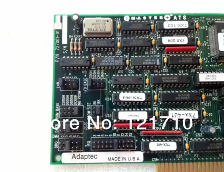 Adaptec deska Adaptec EMASTER ATS ISA rozhraní Síťový řadič 727001-0104 průmyslová základní deska