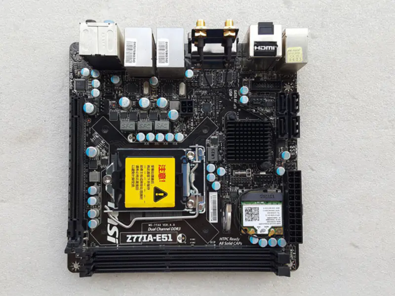 Základní deska MSI Z77IA-E51 LGA1155 DDR3