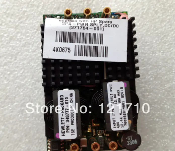 HP Dual Dcdc POWER CONVERTOR MODULE 371754-001 348777-010 pro průmyslovou základní desku hp g3 blade system