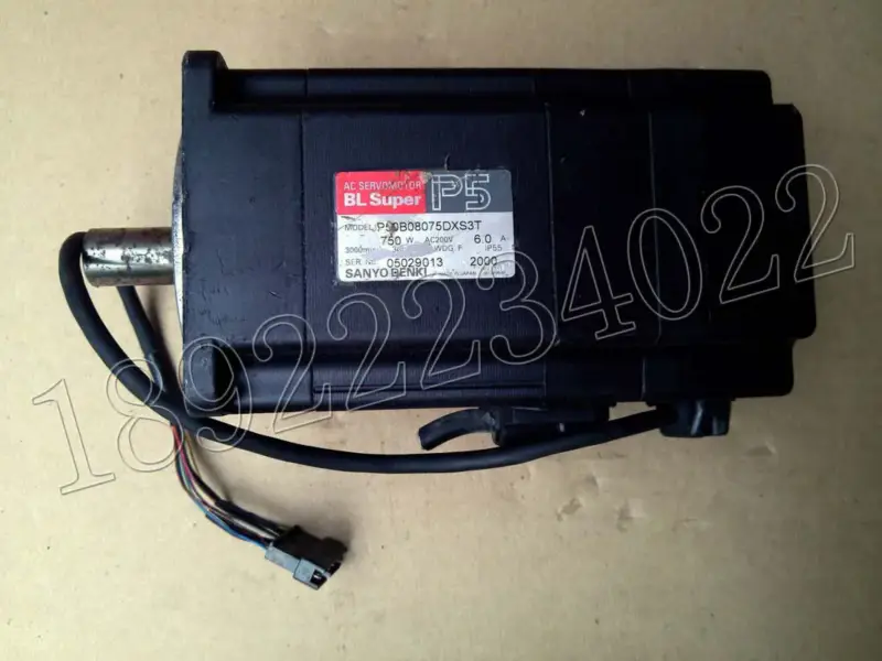 SANYO Denki Aku servomotor P50B08075DXS3T