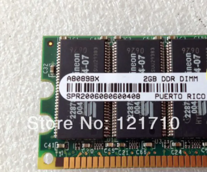 HP A8089BX Paměť 2GB DDR pc2100 DIMM pro pracovní stanici c8000 1x2GB průmyslová základní deska