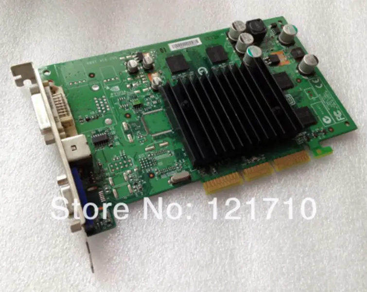 Grafické karty ELSA QUADRO4 380XGL s rozhraním AGP 308960-002 311507-001 základní deska pro průmyslové pracovní stanice