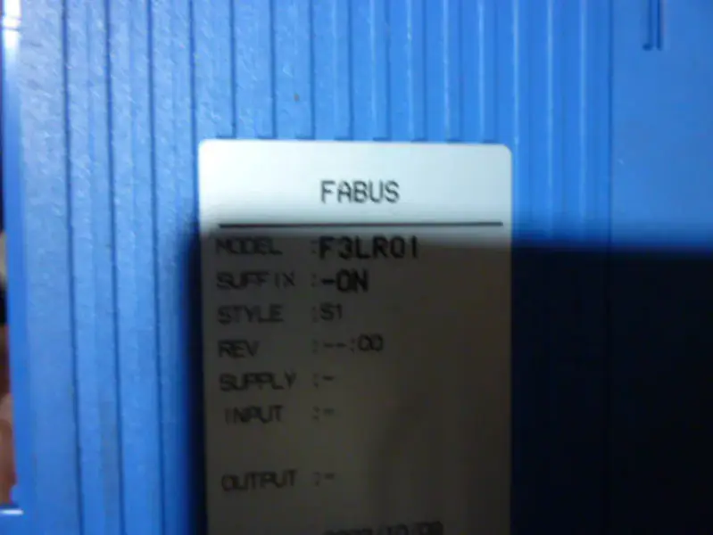 Yokogawa PLC F3LR01-0N