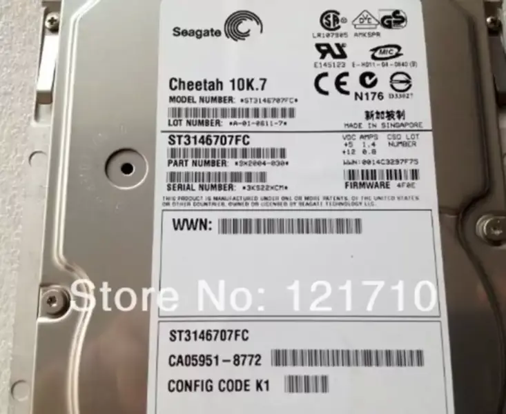 EFC EFC CA06409-E119 ST3146707FC CA05951-8772 pro průmyslovou základní desku fujitsu Eternus E3000