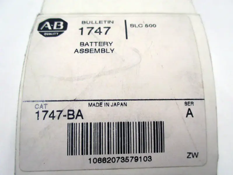 Allen-Bradley 1747-BA