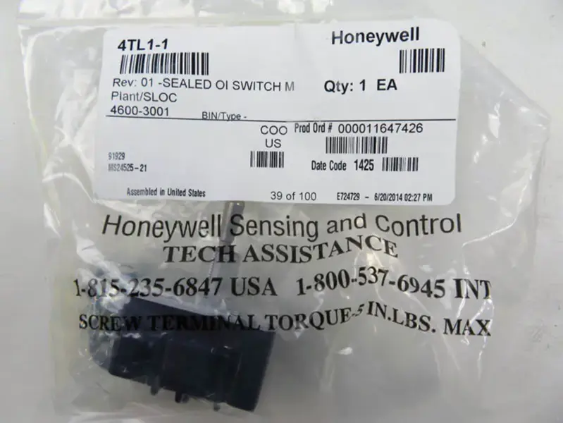 Honeywell 4TL1-1