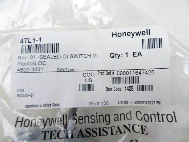 Honeywell 4TL1-1