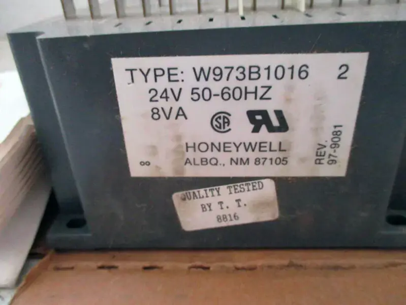 Honeywell W973B1016