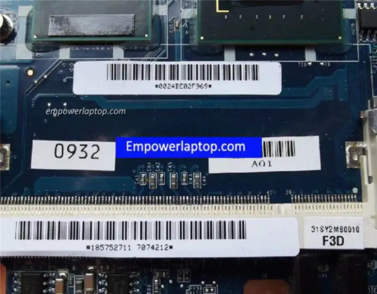 Sony MBX-208 DA0SY2MB8F0 185752711 VPCW217JC VPCW218JC VPCW121AX Základní deska