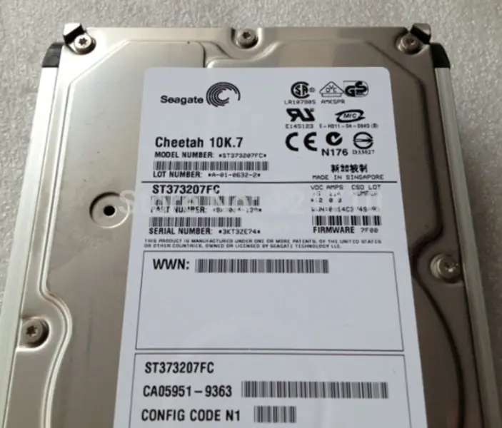 FC 73GB CA06210-E504 CA05951-9363 ST373207FC 10K.7 pro průmyslovou základní desku fujitsu eternus 3000 stoages