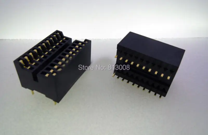 IC-179-2 dvouřadý 24Pin 1.778MM Burn-in Socket pozlacení IC