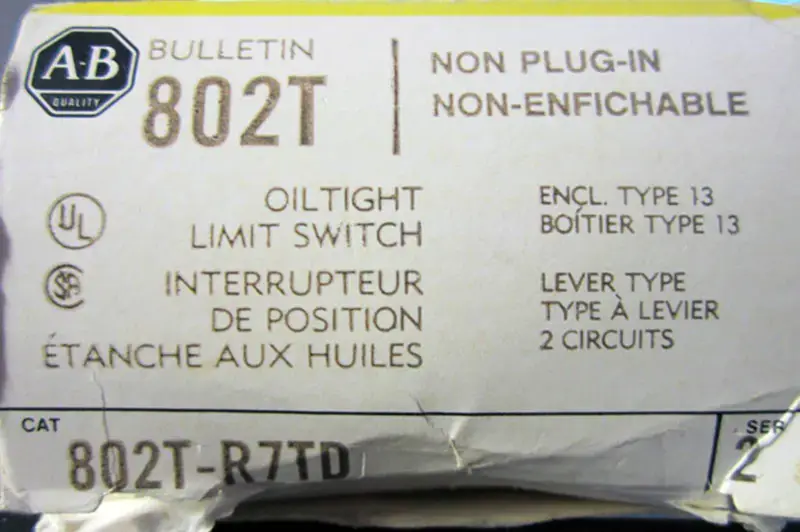Allen-Bradley 802TR7TD