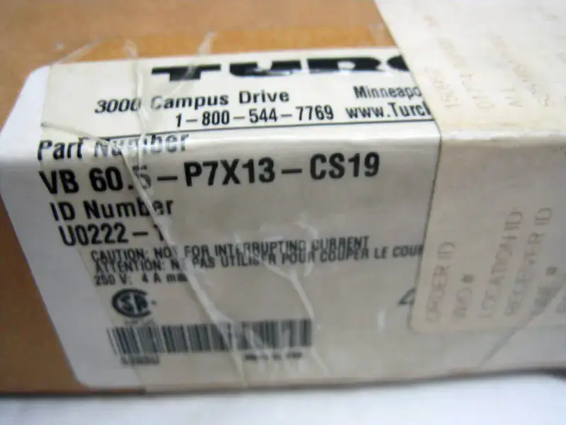 TURCK ELEKTRONIK VB60.5-P7X13-CS19