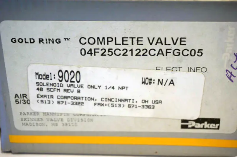 PARKER 04F25C2122CAFGC05