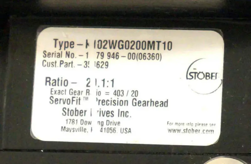 STOBER K102WG0200MT10