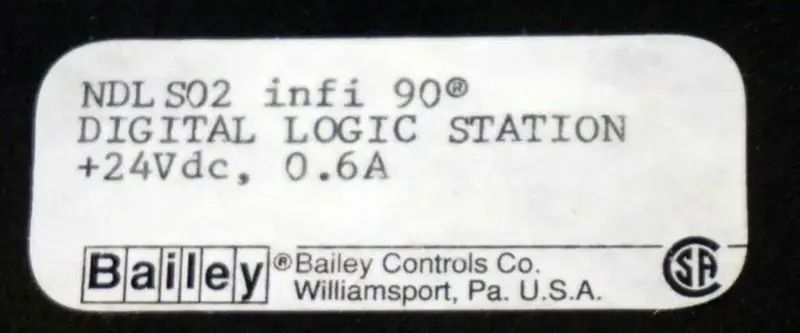 BAILEY CONTROLS NDLS02