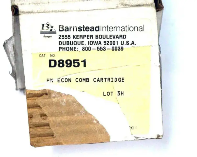 BARNSTEAD INTERNATIONAL D8951