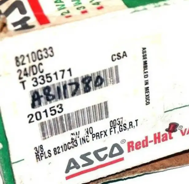 ASCO RED HAT 8210G33