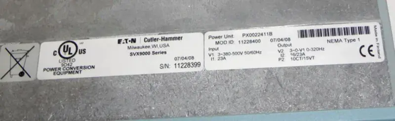 EATON CUTLER-HAMMER SVX010A1-4A1B1