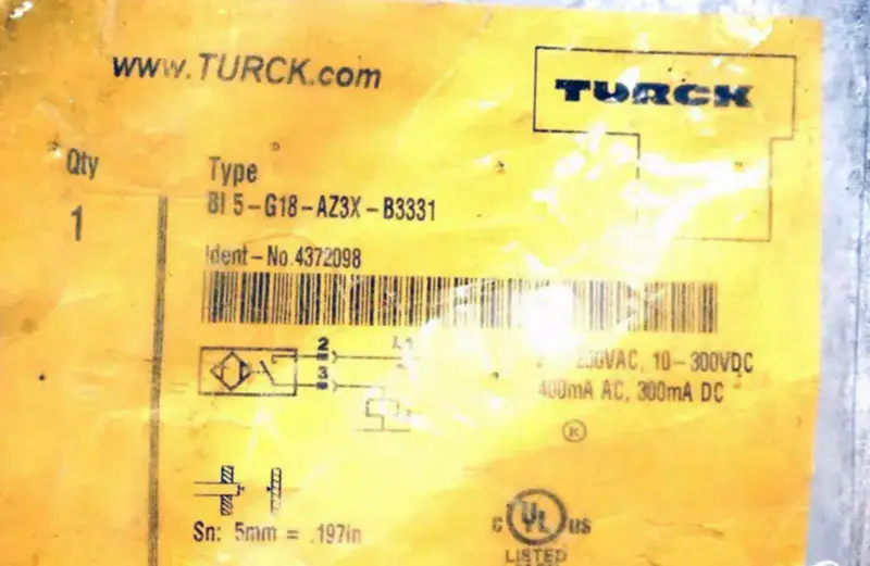 TURCK BI5-G18-AZ3X-B3331