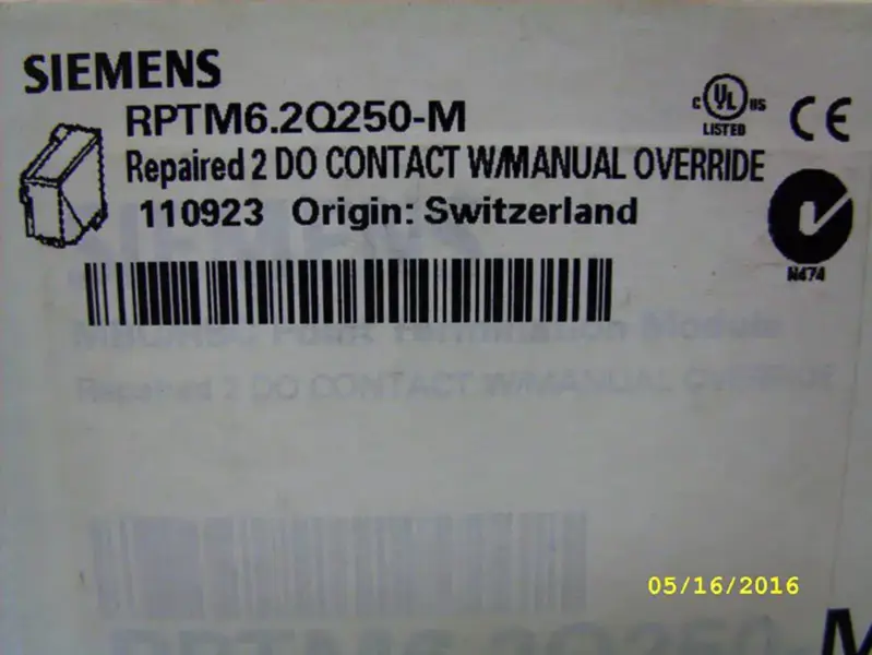 Siemens RPTM6.2Q250